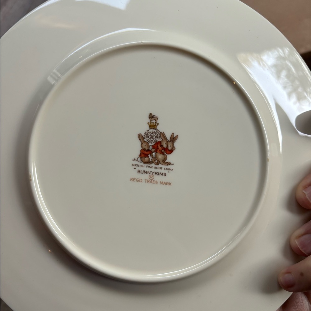 Easter Royal Doulton Bunnykins 3 piece Child's Dish Set Bone England Heirloom - Picture 15 of 15